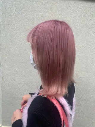 ミディアム カラー stair:case 武蔵小杉店所属・艶カラーリスト 牛込萌香のヘアスタイル