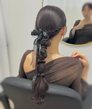 ヘアアレンジ 名駅セット/オトナ 女子🦋Wakanaのヘアスタイル