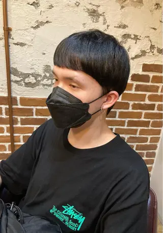 メンズ ✨色持ちの良い艶 カラー✨蟹江真世のヘアスタイル