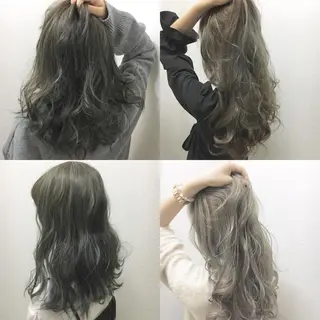 ミディアム カラー JILBLAN京都 ショート/ハイライトのヘアスタイル