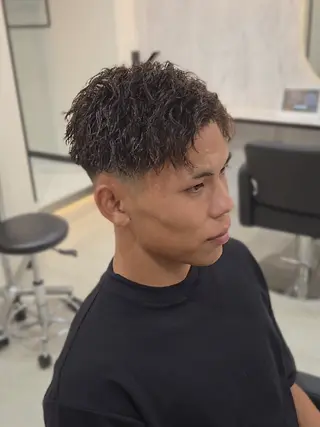 メンズ ショート Lapis 名古屋駅前店所属・LEN名古屋/パーマ 海外ヘア/メンズ特化のヘアスタイル