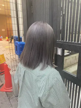 ミディアム ケリーズグリーン所属・ボブ/艶ハイトーン 森田/嵩士のヘアスタイル