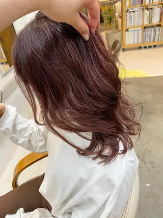 セミロング LIBRO所属・Moca 〰️のヘアスタイル