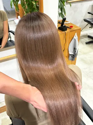 ロング hoNua. 栄/透明感カラーのヘアスタイル