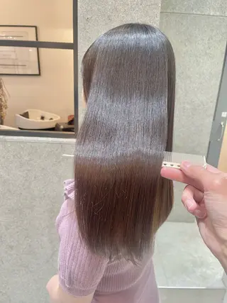 セミロング カラー ヘアアレンジ filo byFeria渋谷所属・縮毛矯正/美髪 髪質改善/石田幸輔のヘアスタイル