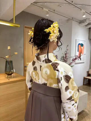 ヘアアレンジ 透明感似合わせカラー 🍀あかり🍀のヘアスタイル