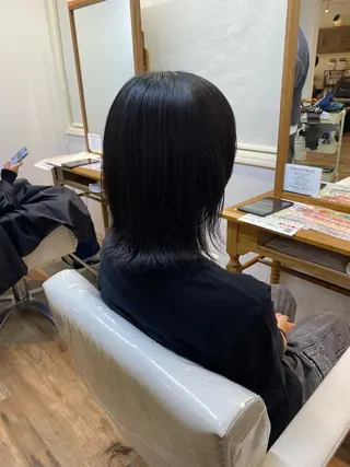 ミディアム カラー パーマ hair salon 【ao.】所属・髪質改善/縮毛矯正 /TATSUYAのヘアスタイル