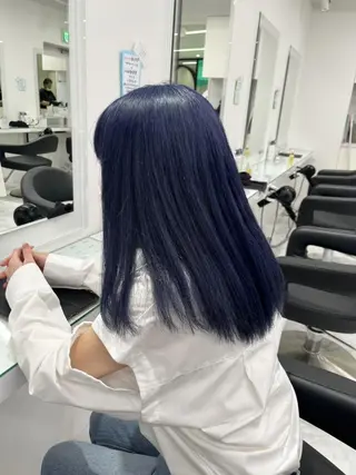 ロング カラー 💙ハイトーン韓国風 色白ヘア💙manaのヘアスタイル