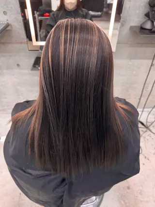 ロング カラー saki/メンズパー マ・デザインカラーのヘアスタイル