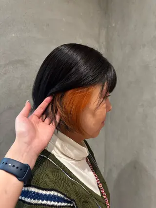 ミディアム TRUNK所属・大阪／ハイトーン ／アレンジ／りなのヘアスタイル