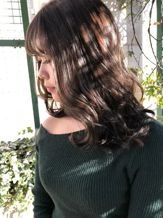 ミディアム カラー 似合わせ／代表 髪質改善/山田将大のヘアスタイル