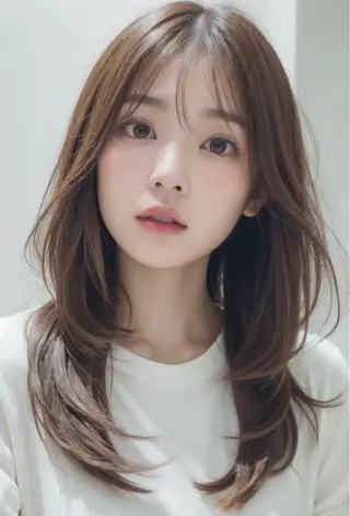 ロング カラー 🎀垢抜け韓国ヘア/ 髪質改善/透明感🎀のヘアスタイル