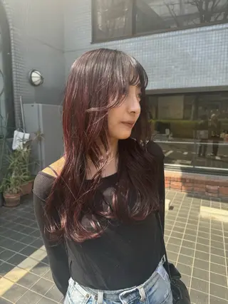 ロング カラー 暖色カラー🤎Red Neo　meiのヘアスタイル