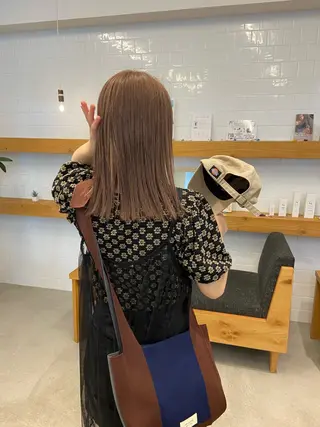 ミディアム カラー Rinon所属・沖 真琴のヘアスタイル