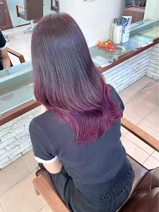 ロング カラー 原田 華帆🦋🩶のヘアスタイル