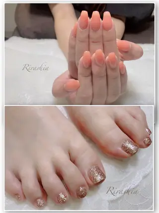 ネイル うる艶/透明感 Rirashaのネイルデザイン