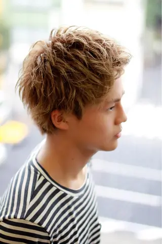 メンズ LAS 代表 ナガカワ コウヘイのヘアスタイル