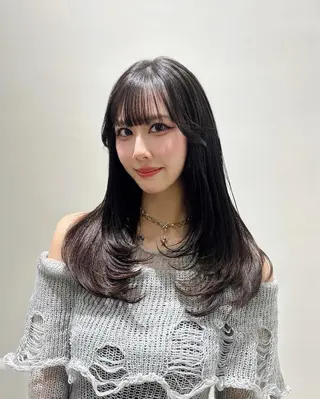 ロング カラー sho/ 名古屋/栄/韓国ヘアのヘアスタイル