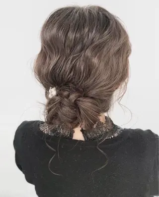 セミロング カラー パーマ ヘアアレンジ メンズ キッズ grand story/colulu渋谷2号店所属・kotona 🤍miuraのヘアスタイル