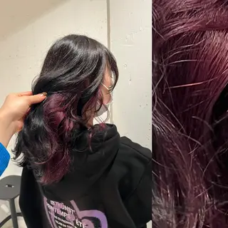 セミロング カラー ヘアアレンジ stylist ◎RUKI.のヘアスタイル