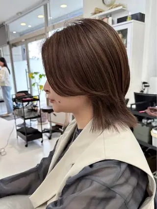 ショート 山崎結菜 🫧透明感カラーのヘアスタイル