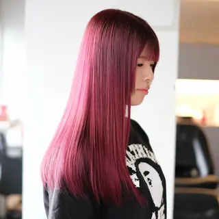 ロング カラー 森 亨のヘアスタイル