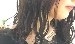 ロング カラー パーマ ヘアアレンジ エグチ アキラのヘアスタイル