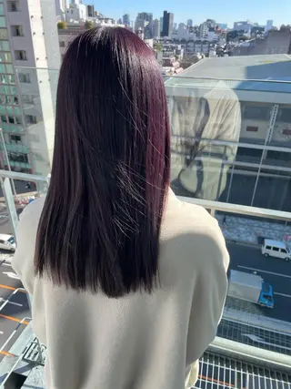 セミロング カラー ヘアアレンジ 🍃柔らかヘアー田中 瑞希🍃のヘアスタイル