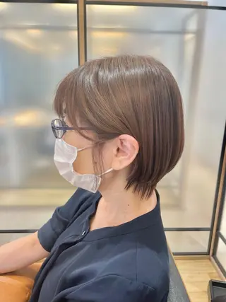 ショート シノハラ ガクト ショート/白髪ぼかしのヘアスタイル