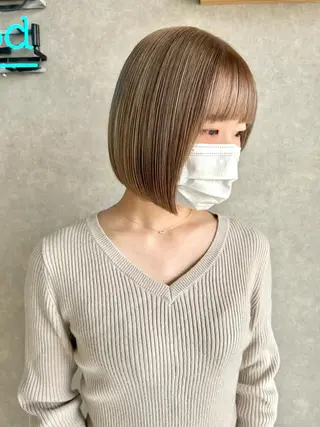 ショート カラー mood tatemachiのヘアスタイル