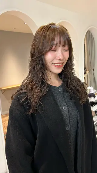 パーマ じゅわっと暖色カラー 🍊Moemiのヘアスタイル