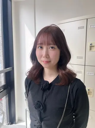 ロング カラー ♡ナチュラルガーリー ♡ベージュ♡RINAのヘアスタイル