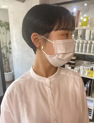 ショート カラー ヘアアレンジ stylist/蛯谷 珠里のヘアスタイル