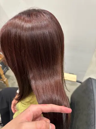 カラー 岡脇 士恩のヘアスタイル