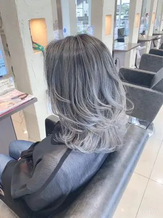 セミロング カラー ヘアアレンジ ✂︎ＧＡＬＡＸＹ✂︎ tatsukiのヘアスタイル