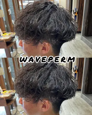 メンズ 仙台/メンズ/ フェザー/リョウのヘアスタイル