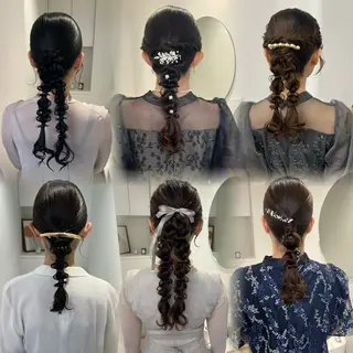 ヘアアレンジ アレンジ/ブラウン カラー HARU🕯のヘアスタイル