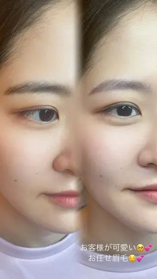アイブロウ LeLe/中崎町/ LED/眉毛のマツエク・マツパデザイン
