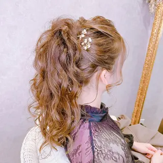 ヘアアレンジ Feather MAIのマツエク・マツパデザイン