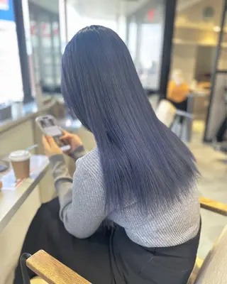 ロング カラー issei 梅田ハイトーン⭐️のヘアスタイル