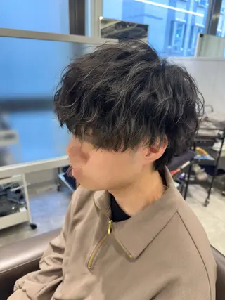 ショート パーマ メンズ 加藤拓海 /モデル募集中のヘアスタイル