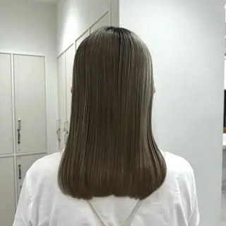セミロング カラー ‎‎🤍りな/透明感 似合わせカット‎🤍のヘアスタイル