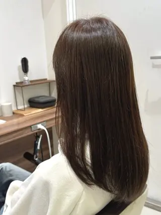 ロング カラー 中村 楓のヘアスタイル