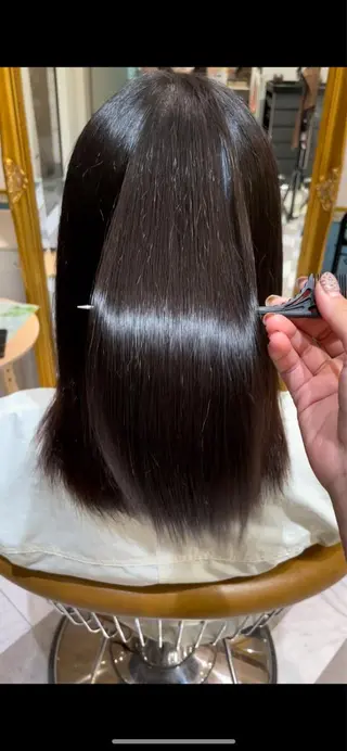 セミロング Misaki /ボブ/縮毛矯正のヘアスタイル