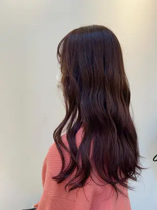 ロング カラー 丸田 美沙希のヘアスタイル