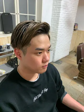 ショート メンズ フェードカット/メン ズパーマ/森巧真のヘアスタイル