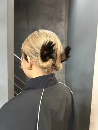 ショート assort tokyo所属・Hiyo 海外レイヤーカットのヘアスタイル