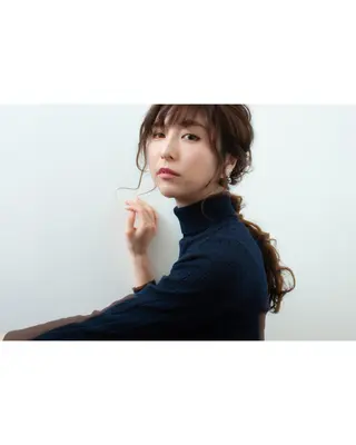 ロング 國村 優のヘアスタイル