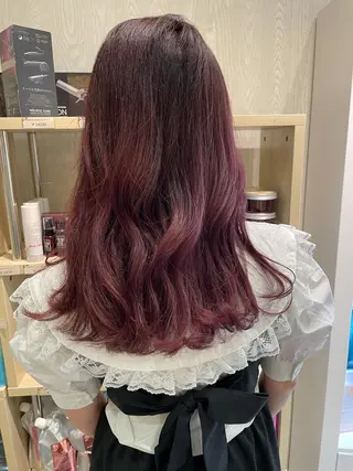 ロング カラー 松佐 ゆかりのヘアスタイル