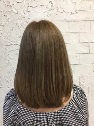 ミディアム カラー archange 大井川のヘアスタイル